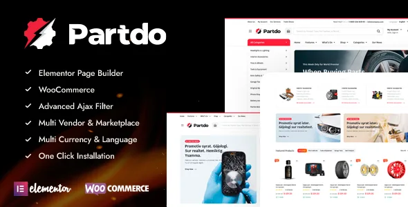 partdo auto parts and tools shop woocommerce theme 1