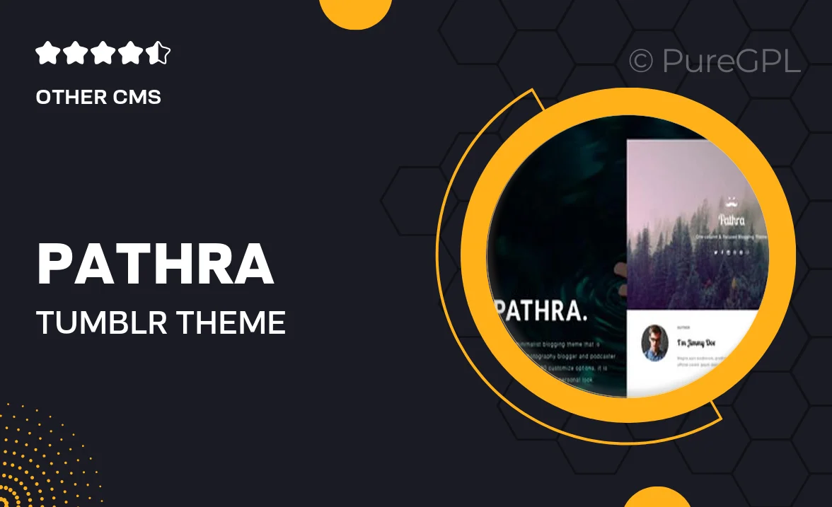 Pathra Tumblr Theme