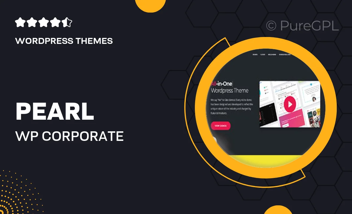 Pearl WP – Corporate Business WordPress Theme