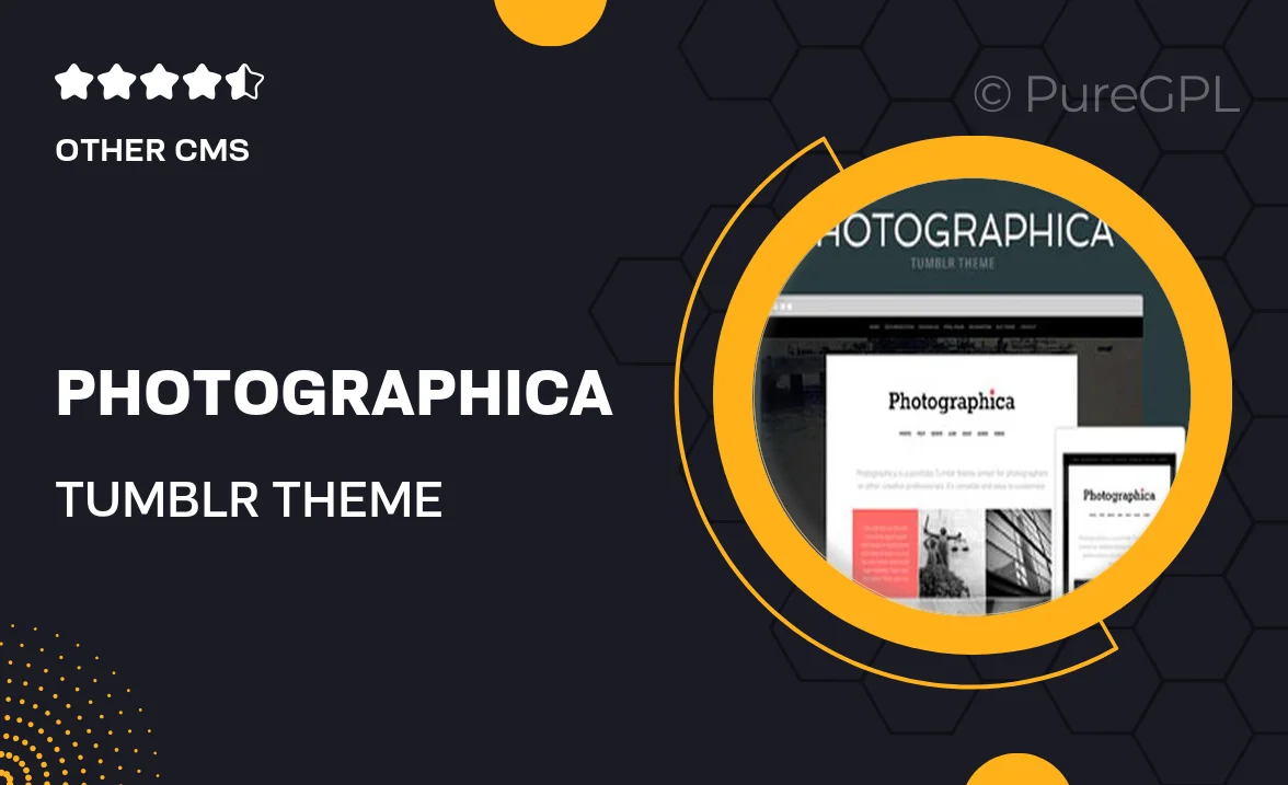 Photographica Tumblr Theme