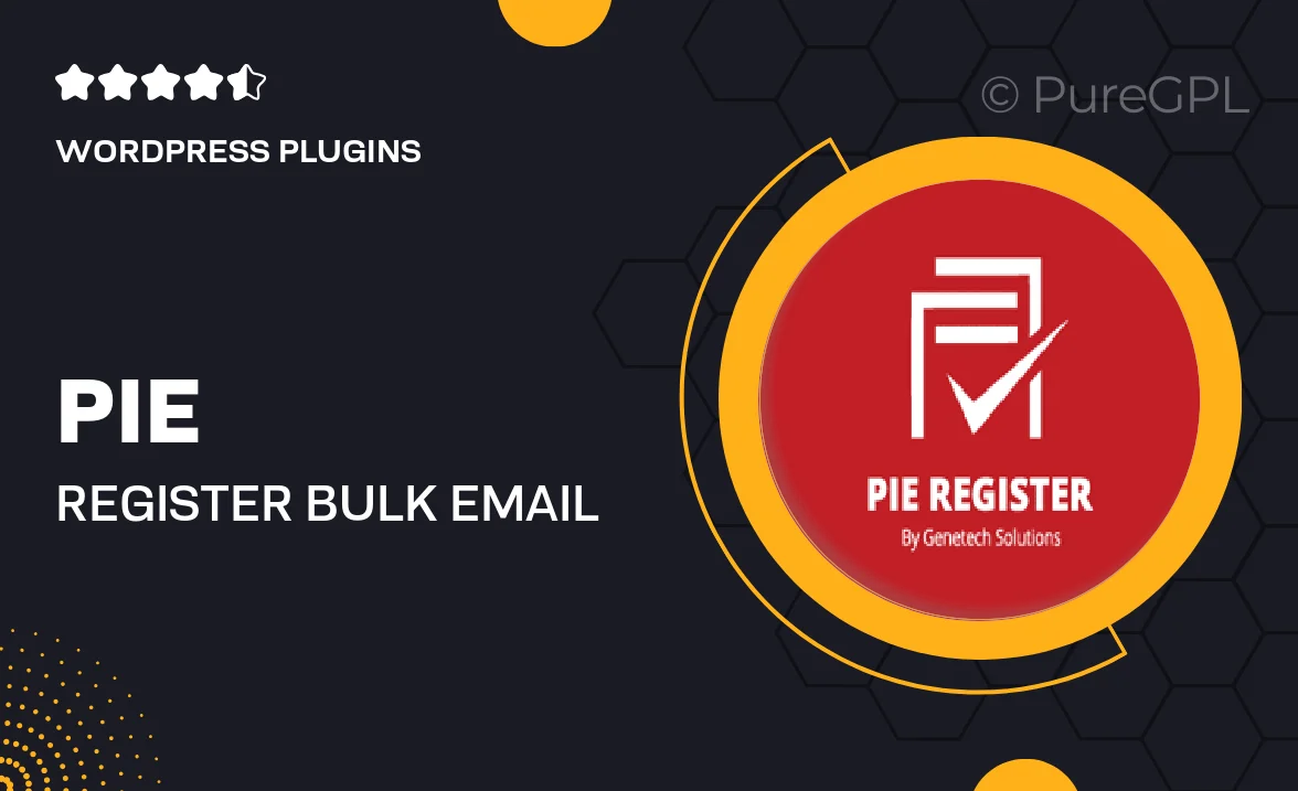 Pie register | Bulk Email