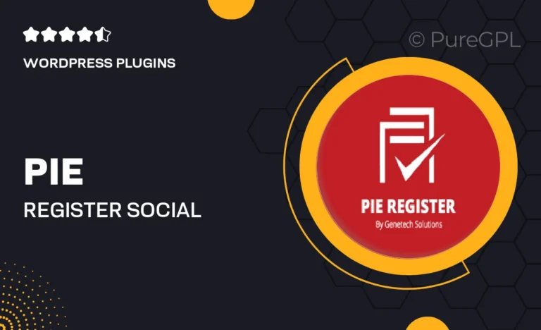 Pie register | Social Sites