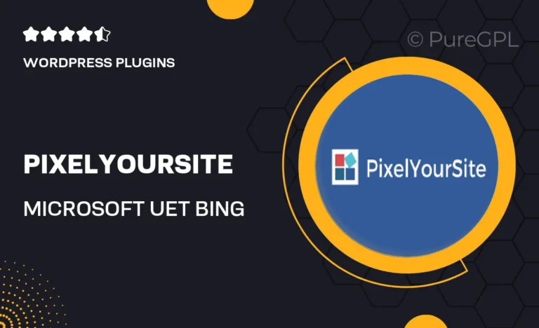 pixelyoursite microsoft uet bing