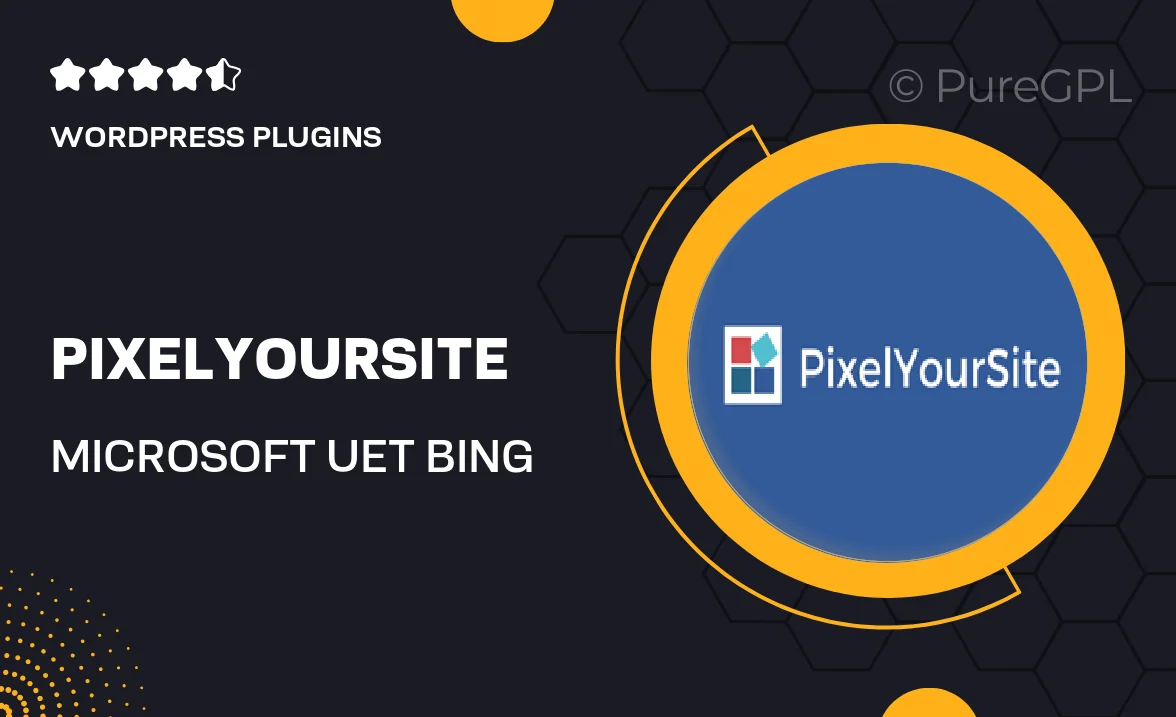Pixelyoursite | Microsoft UET Bing