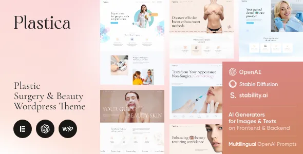 plastica plastic surgery beauty wordpress theme 1