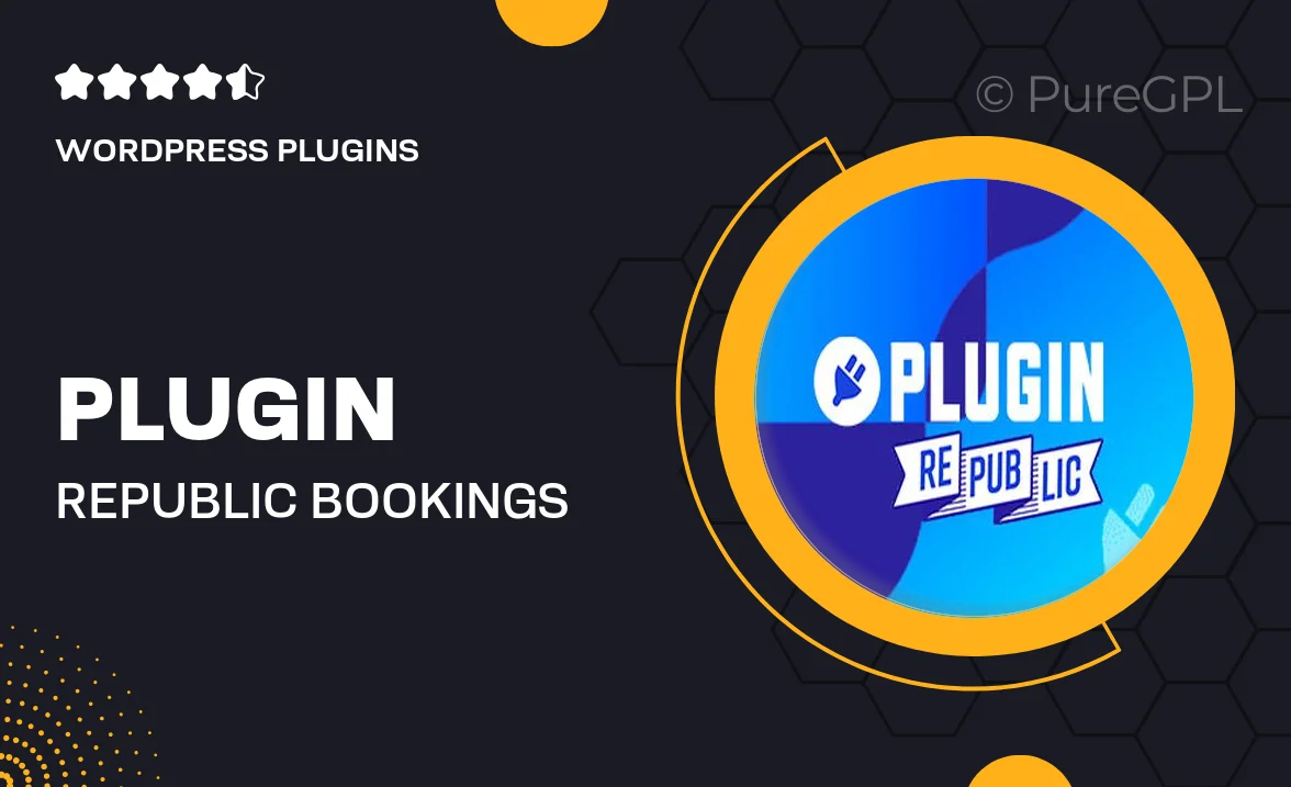 Plugin Republic | Bookings for WooCommerce