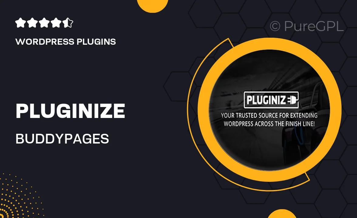 Pluginize | BuddyPages