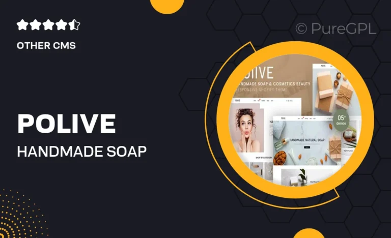 polive handmade soap cosmetics beauty shopify