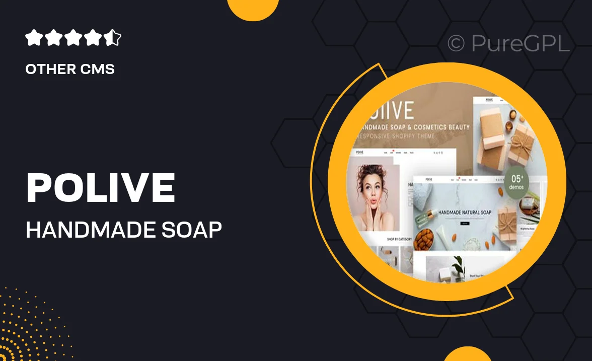 Polive – Handmade Soap & Cosmetics Beauty Shopify
