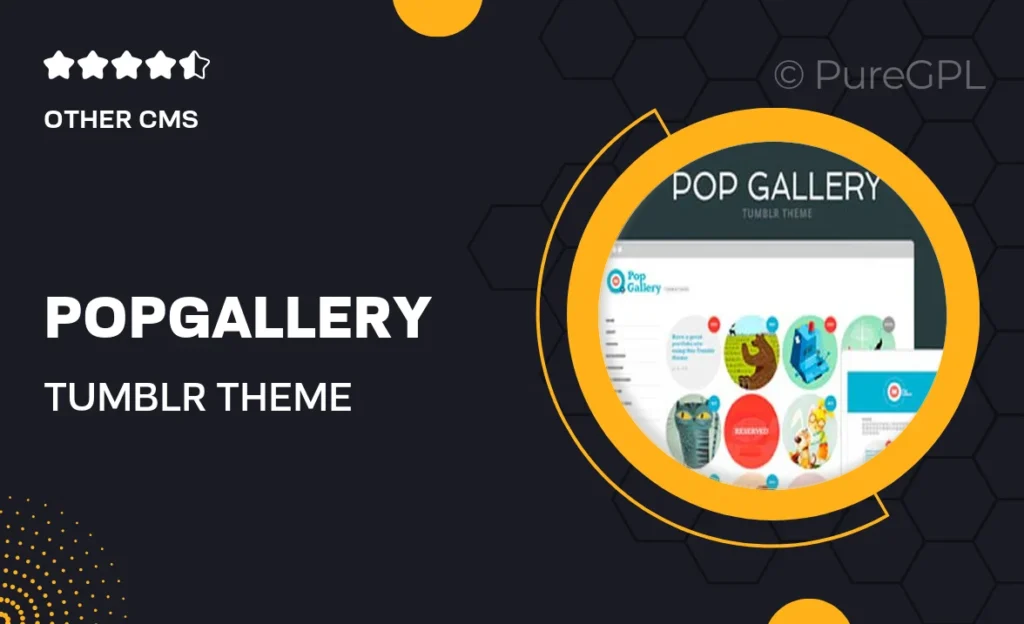 PopGallery Tumblr Theme 8 PopGallery Tumblr Theme