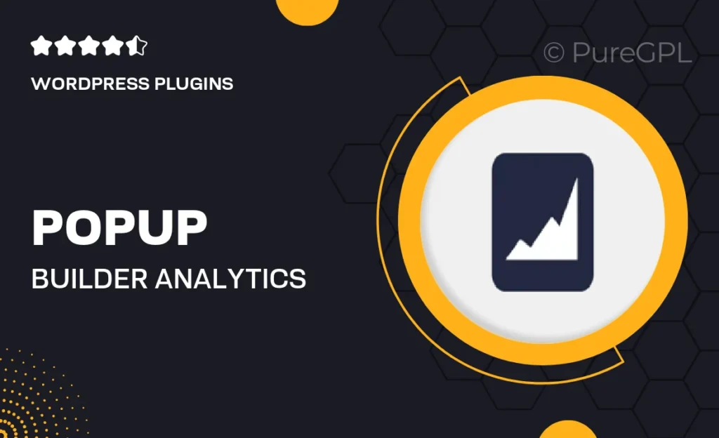Popup builder | Analytics