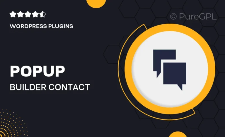 popup builder contact form