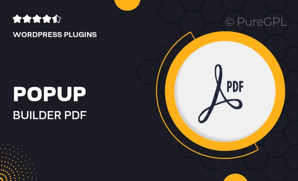 Popup builder | PDF