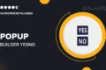 Popup builder | Yes/No buttons