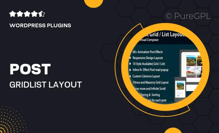 post grid list layout with carousel visual composer