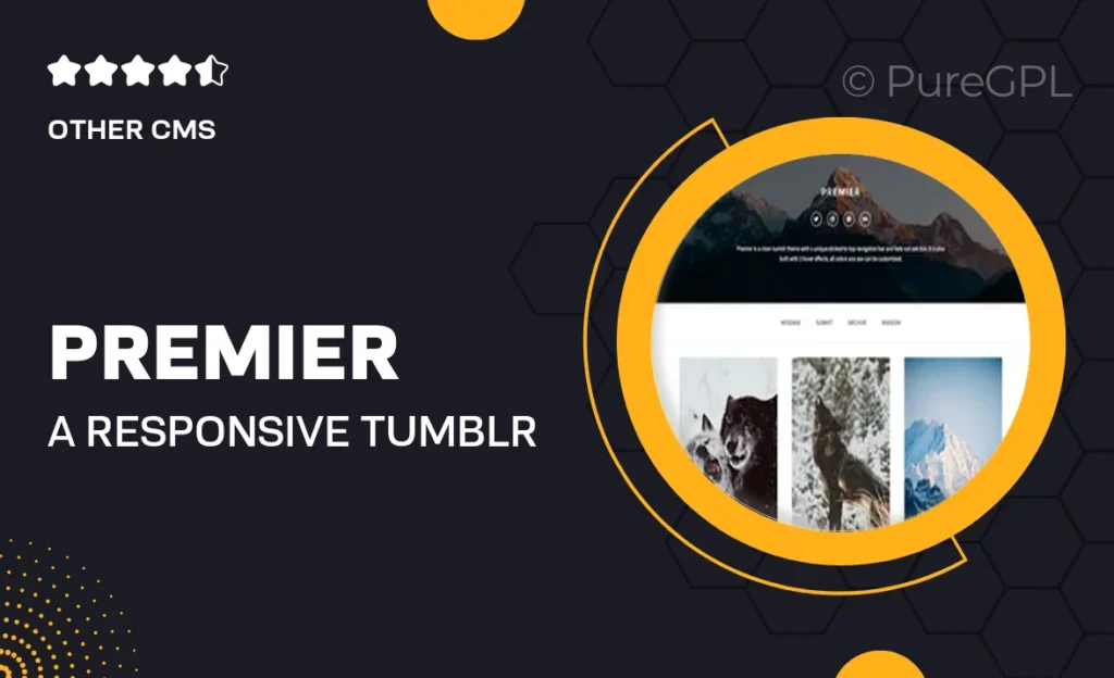 Premier – A Responsive Tumblr Theme 6 Premier – A Responsive Tumblr Theme