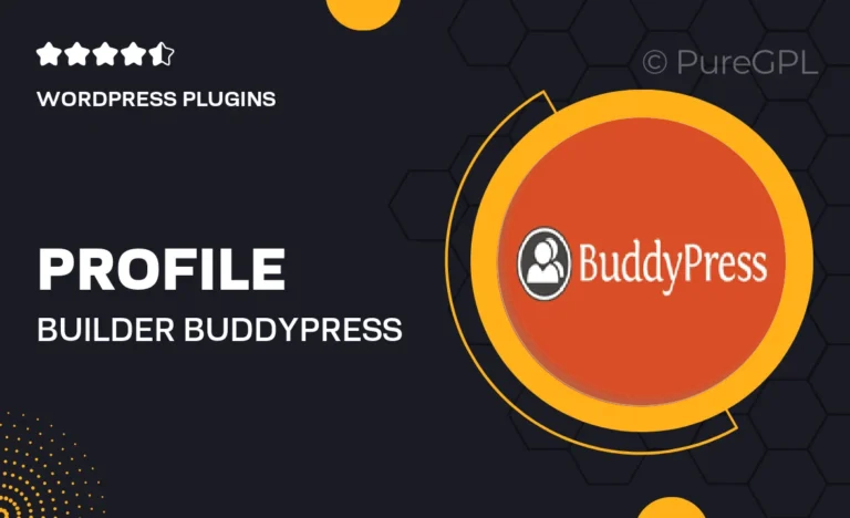 profile builder buddypress