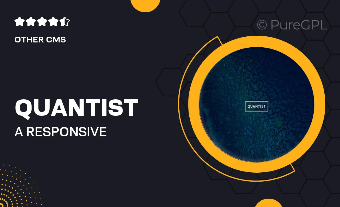 Quantist – A Responsive Fullscreen Cover Tumblr Theme