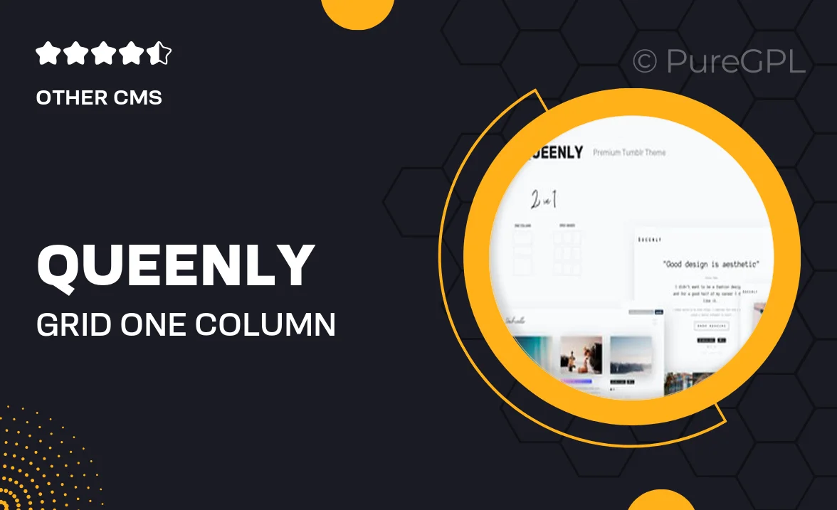 Queenly | Grid & One Column Tumblr Themes