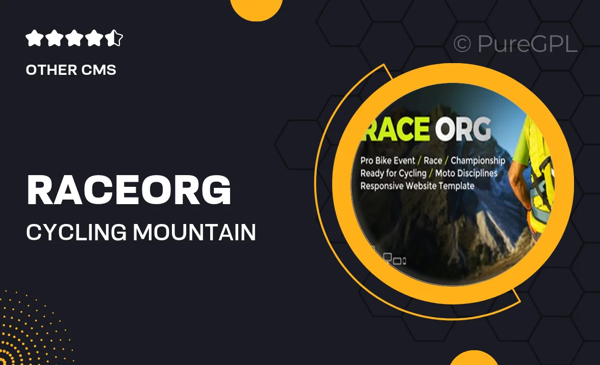 RaceOrg – Cycling Mountain Bike Event / Race Site