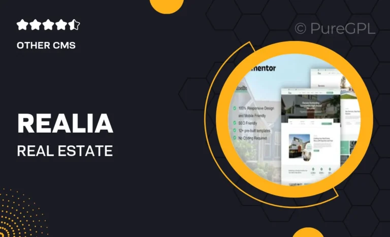 realia real estate property elementor pro template kit