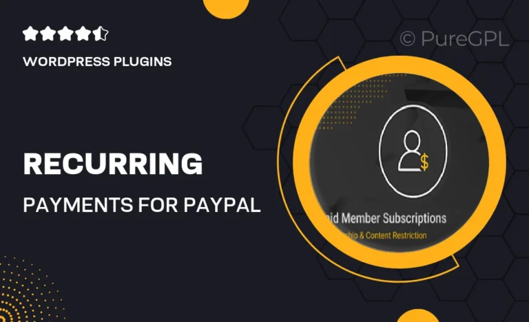 Recurring Payments for PayPal Standard