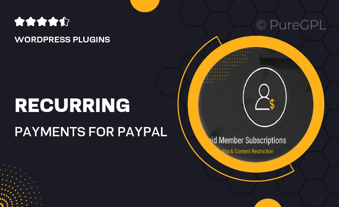 Recurring Payments for PayPal Standard