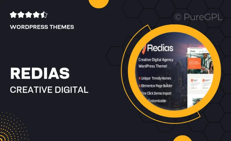 redias creative digital agency wordpress theme
