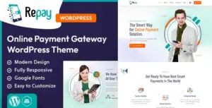Repay – Payment Gateway WordPress Theme
