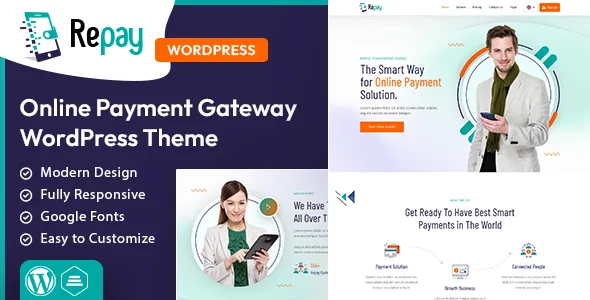 repay payment gateway wordpress theme 1