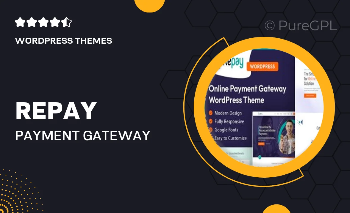 Repay – Payment Gateway WordPress Theme