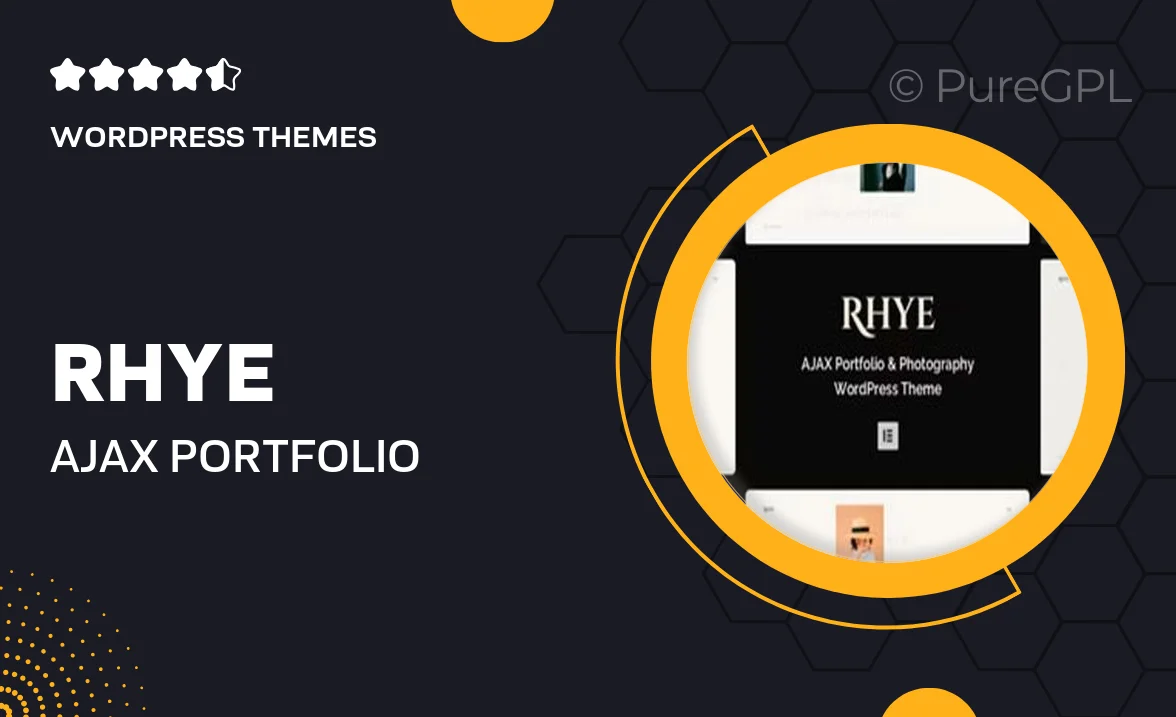 Rhye – AJAX Portfolio WordPress Theme