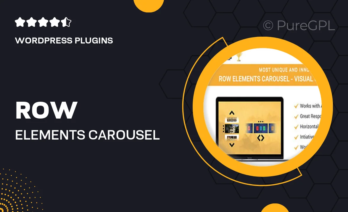 Row Elements Carousel Addon for Visual Composer