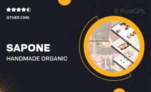 Sapone – Handmade Organic Soap Shopify Theme