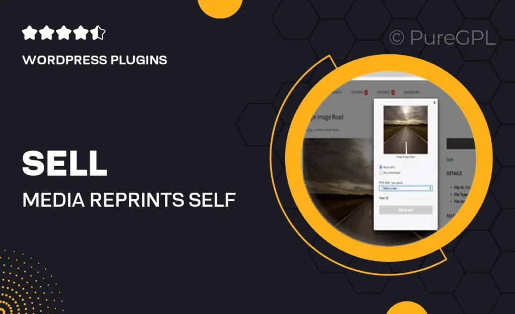 Sell Media Reprints Self Fulfillment