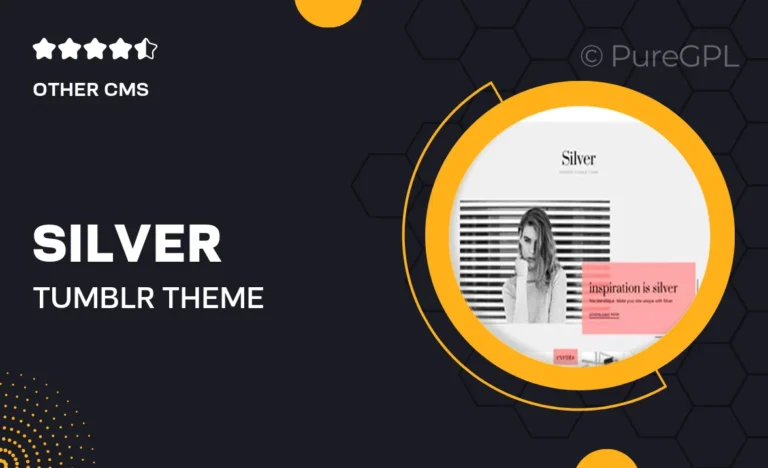 silver tumblr theme