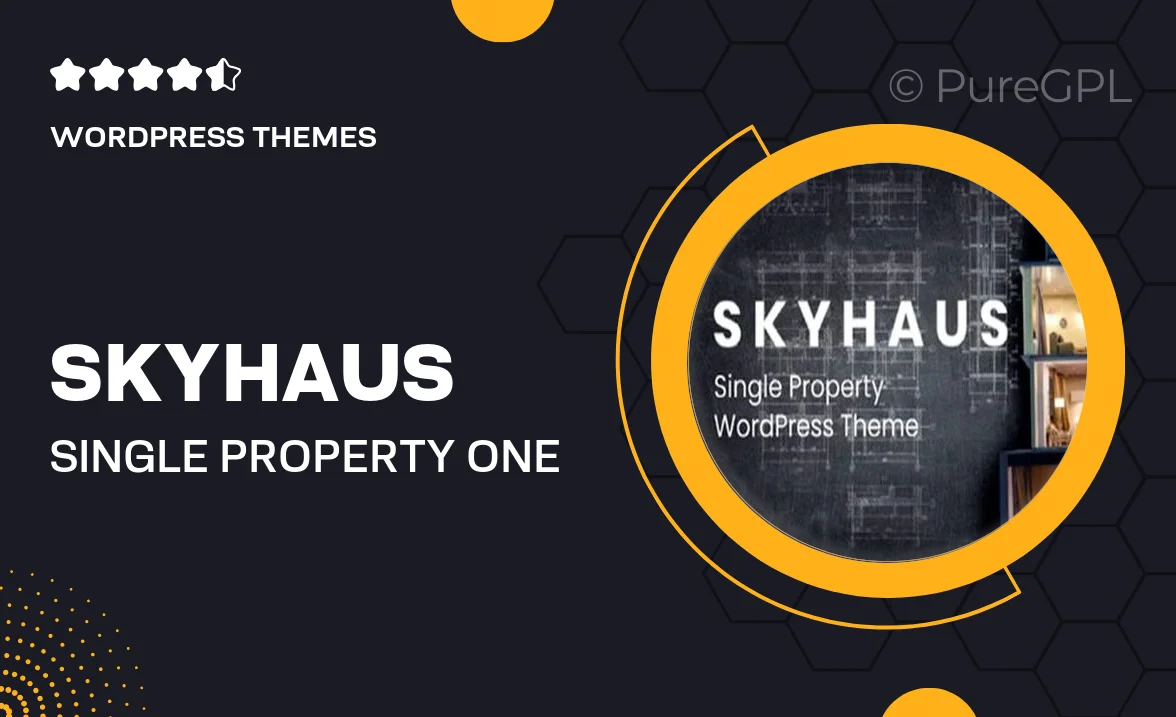 Skyhaus – Single Property One Page Theme