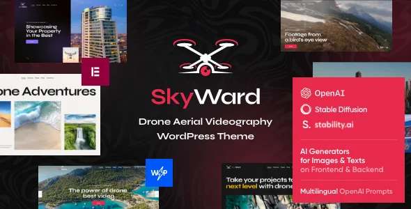 skyward drone aerial videography wordpress theme 1