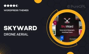 Skyward – Drone Aerial Videography WordPress Theme