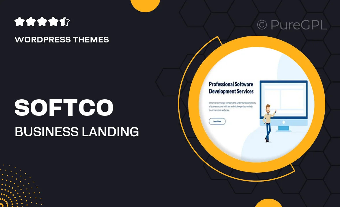 SoftCo – Business Landing Page
