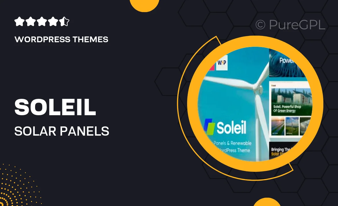 Soleil – Solar Panels & Renewable Energy WordPress Theme