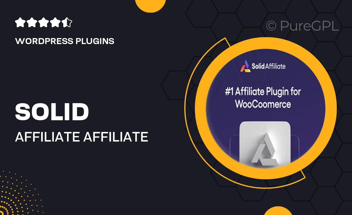 Solid Affiliate – Affiliate Plugin for WordPress