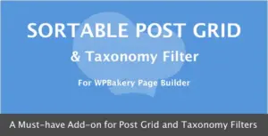 Sortable Grid & Taxonomy filter – Visual Composer