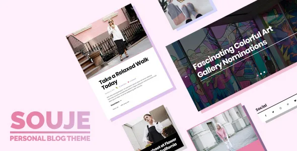 souje personal wordpress blog theme 1