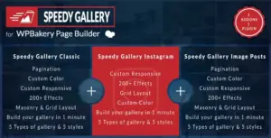 Speedy Gallery Addons for WPBakery Page Builder (formerly Visual Composer)