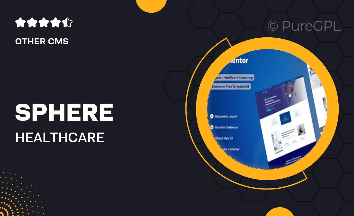 Sphere – Healthcare Consulting Elementor Template Kit