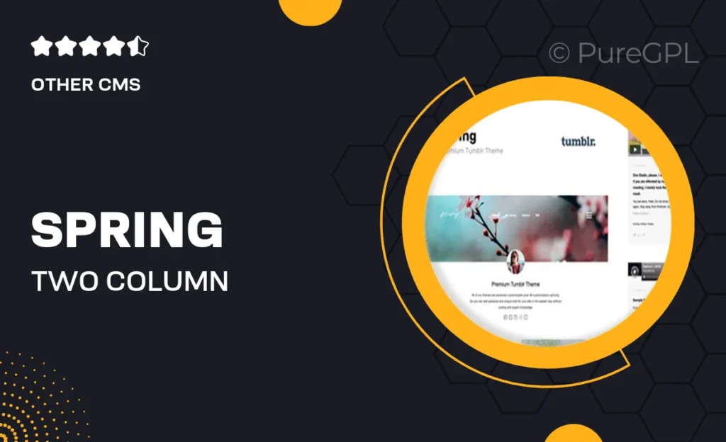 Spring – Two Column Portfolio Tumblr Theme 33 Spring – Two Column Portfolio Tumblr Theme