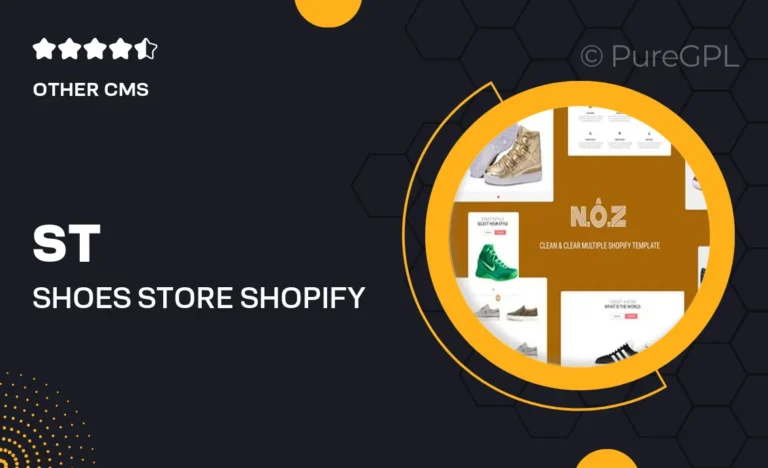 st shoes store shopify theme
