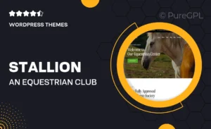 Stallion – An Equestrian Club and Horse Riding School WordPess Theme