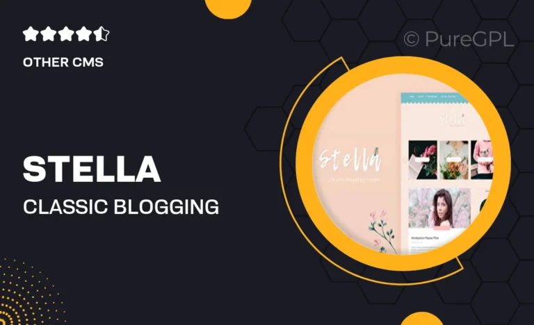 stella classic blogging tumblr theme
